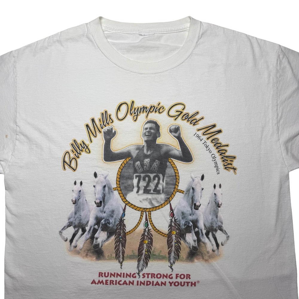 Vintage Billy Mills Olympics‎ shirt